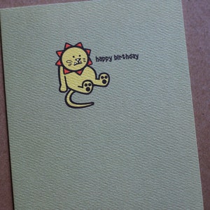 Carte d’anniversaire : Lion sur votre âge