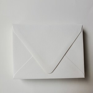 25 A2 (4 3/8 "x 5 3/4") Umschläge in Luxe weiß Fino aus Papier Quelle Abfall nicht Papier