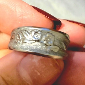 Unique Stainless steel spoon ring, band