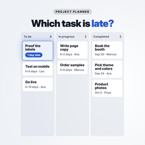 Planificador de proyectos en Excel y Google Sheets | Diagrama de Gantt, tablero kanban y cronograma