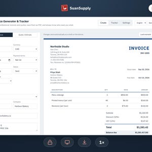 Invoice & Quotation Generator, Invoice Tracker | Invoice Template, Quotation Template in 9 Languages | Invoice Software for Small Business