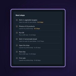 Dark Mode Goal Planner 2027 second view
