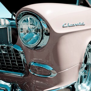 Auto-Fotografie- 1950 rosa Chevy Fotografie - 5 x 7 mattiert Metallic-Druck