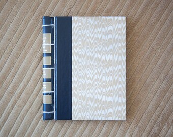 Vintage handgemachte Journal / / hart gebundenen Buch.