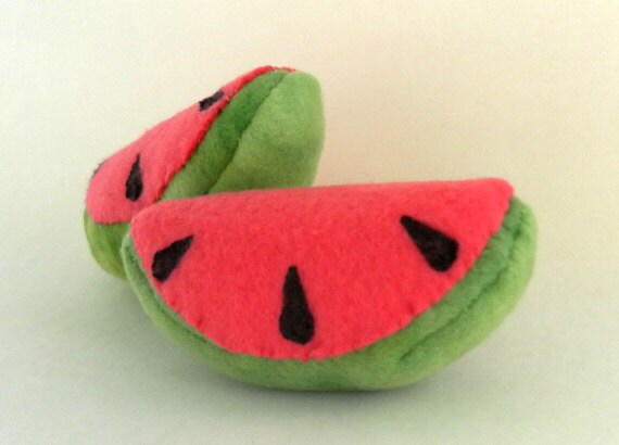 watermelon cat plush