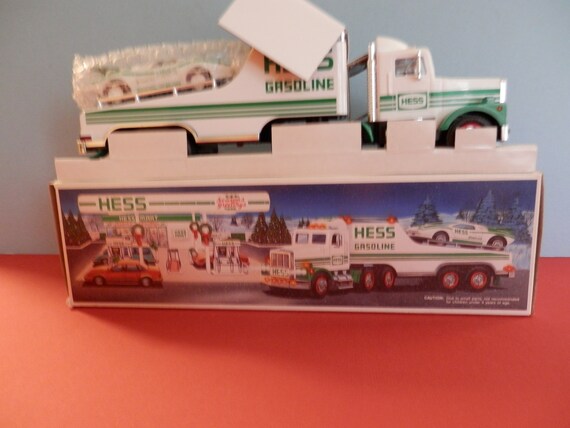 hess truck with race car