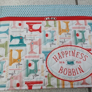 Large Quilted Project Bag for Cross Stitch, Crochet or Handwork