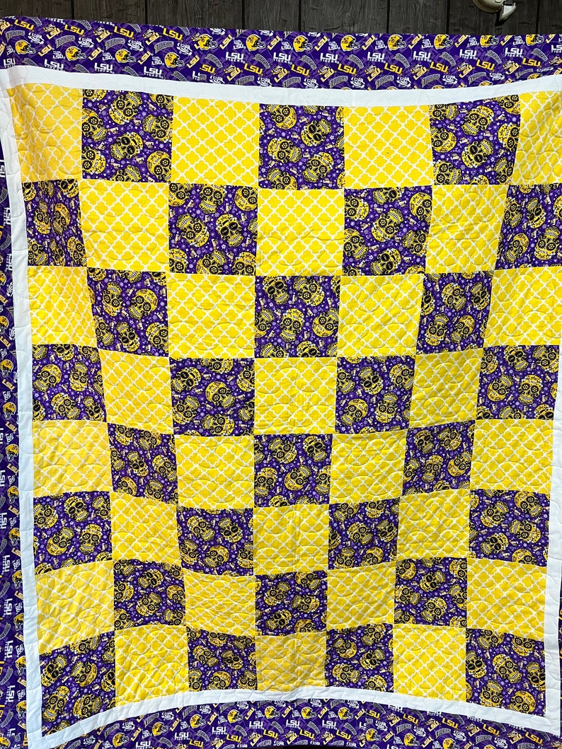 LSU Tigers Quilt zdjęcie 2