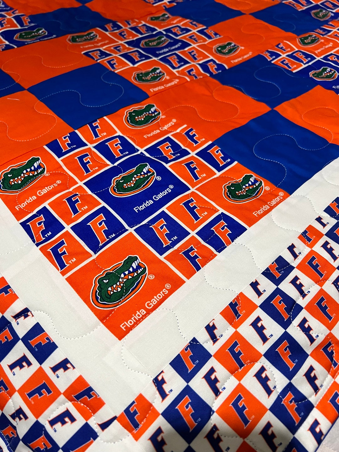 Florida Gators Quilt Etsy