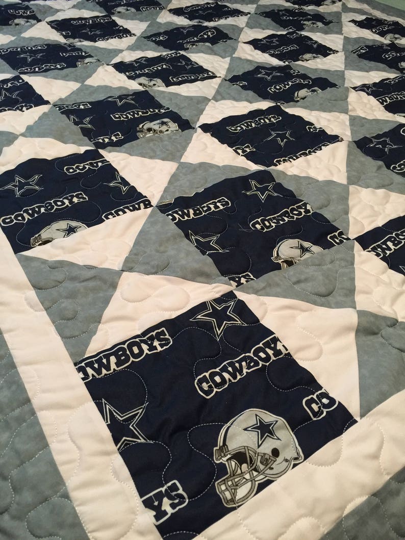 Dallas Cowboys Quilt Etsy
