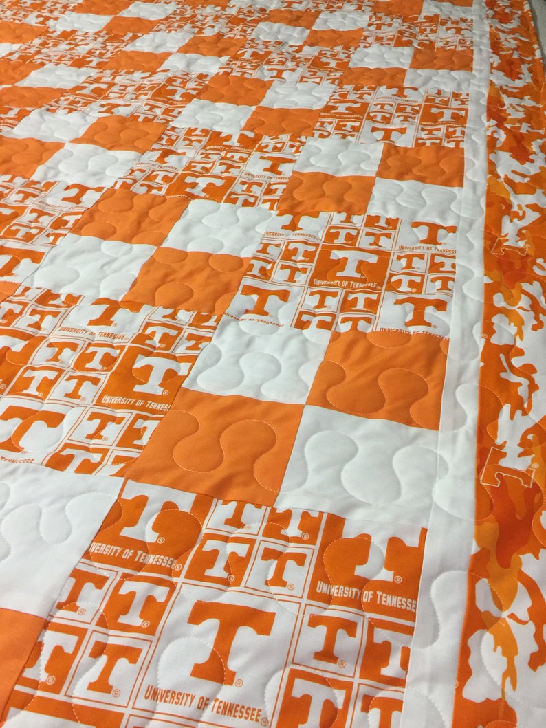 Tennessee Vols Quilt Etsy