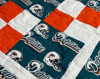 Miami Dolphins Quilt