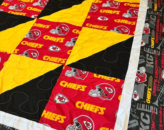 Kansas City Chiefs Quilt Etsy