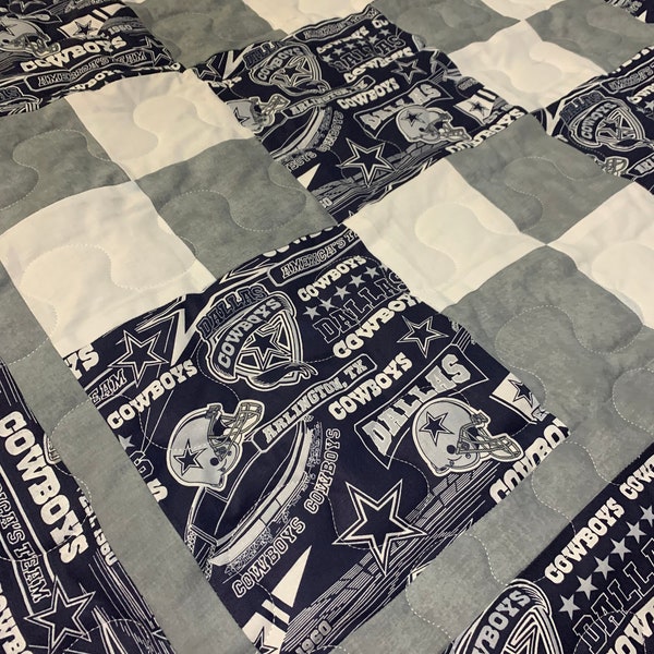 Dallas Cowboys Quilt Etsy