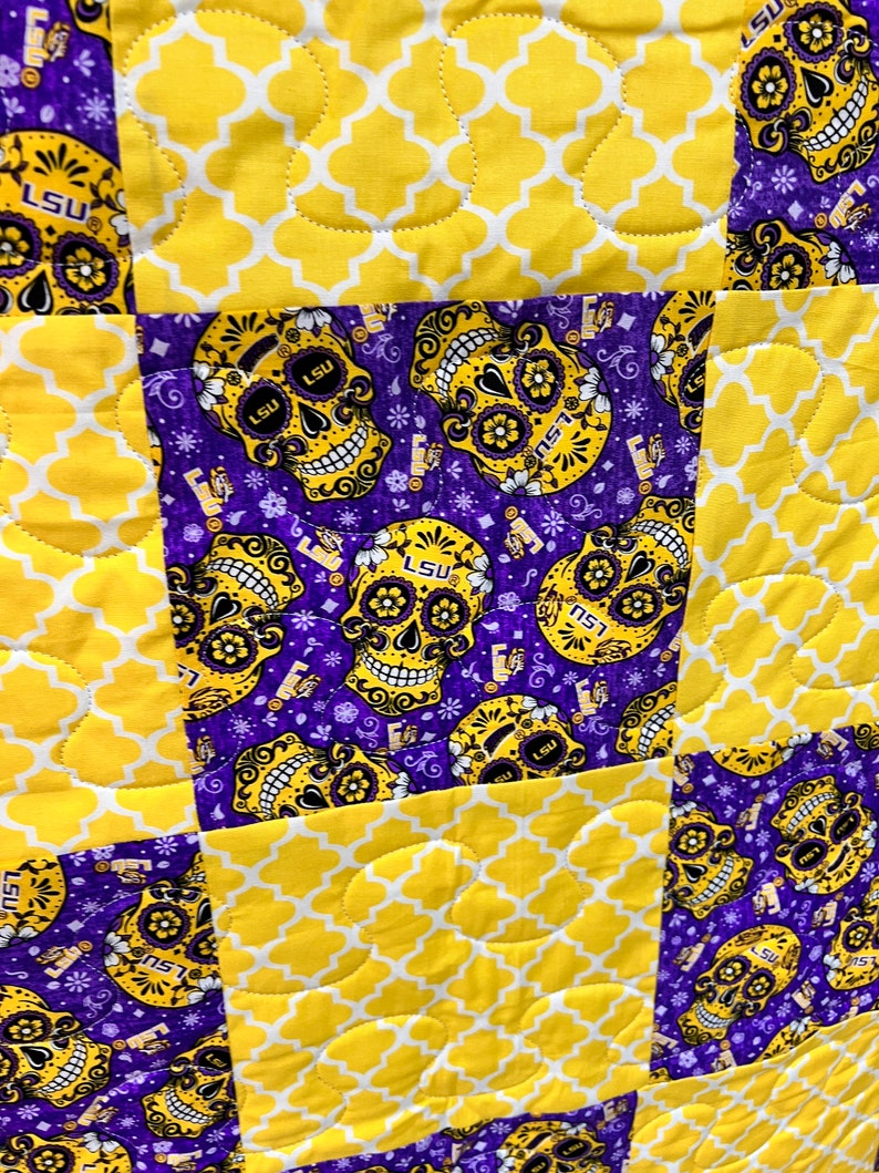 LSU Tigers Quilt Bild 6