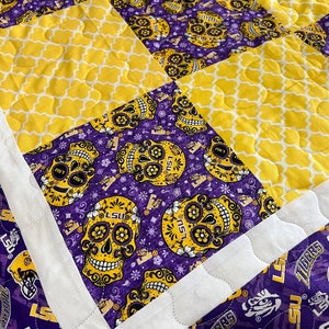 LSU Tigers Quilt Bild 1