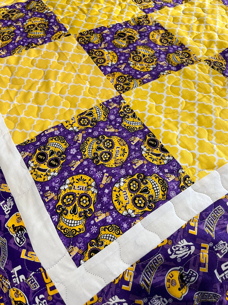 LSU Tigers Quilt Bild 1