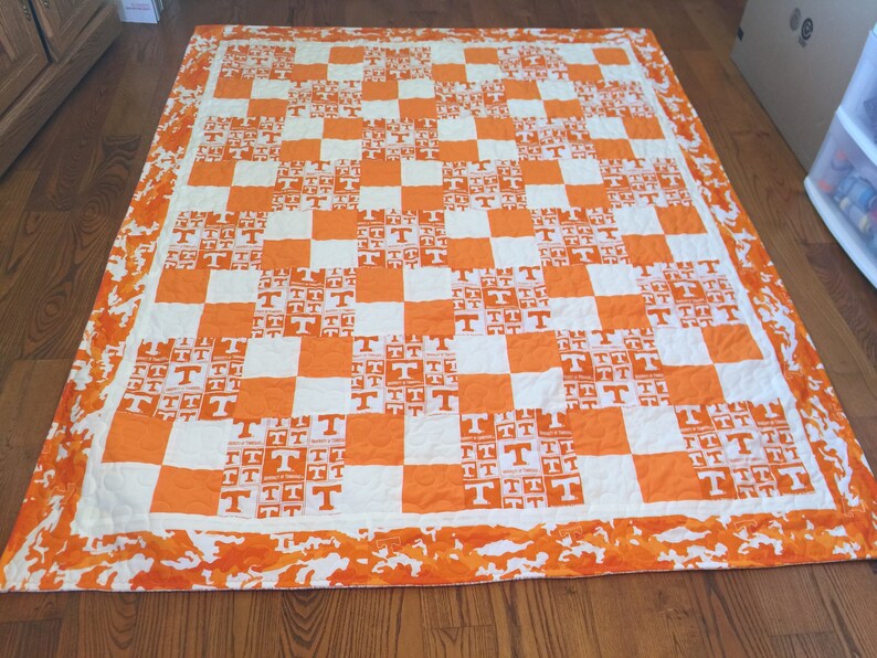 Tennessee Vols Quilt Etsy