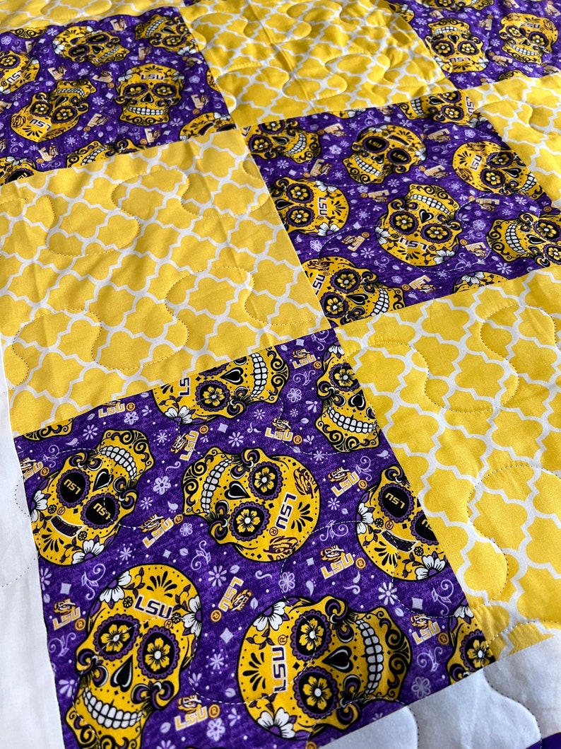 LSU Tigers Quilt zdjęcie 3