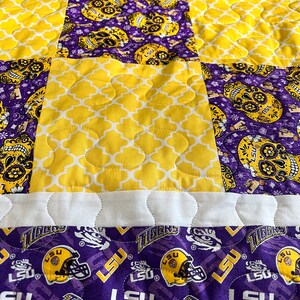 LSU Tigers Quilt Bild 4