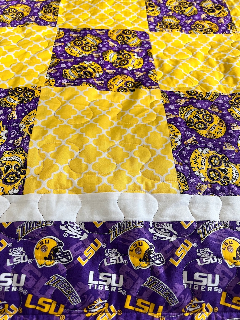 LSU Tigers Quilt Bild 4