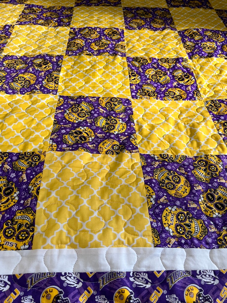 LSU Tigers Quilt Bild 5