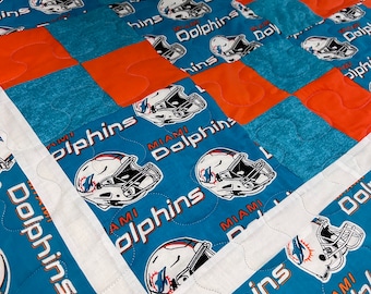 Miami Dolphins Quilt