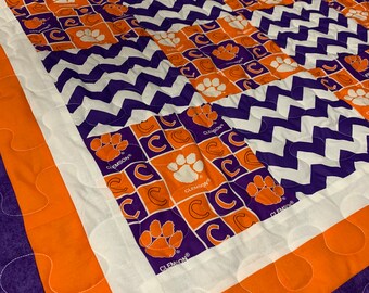 clemson sweatshirt blanket