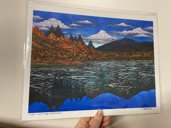 11x14” Giclee print of Mount Monadnock New Hampshire Art Print by Tracy Levesque