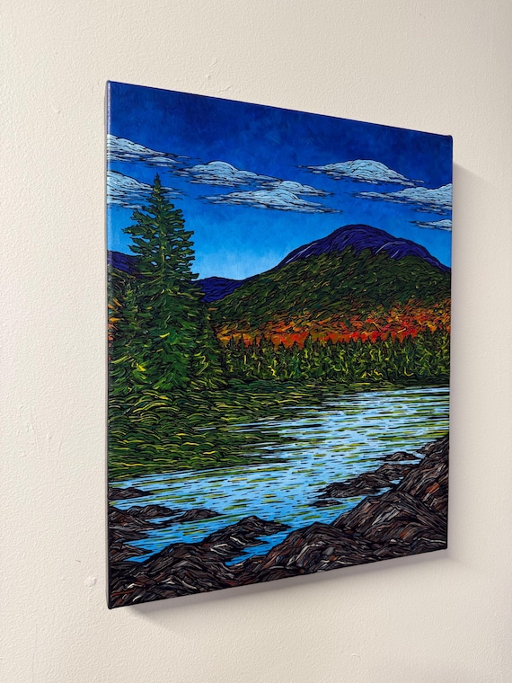 Majestic Mount Moosilauke Painting NH Art (16x20”)