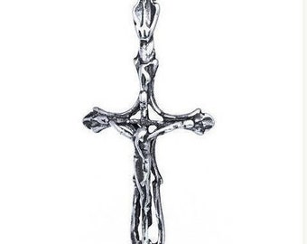 Simply Magnificent Sterling Silver Crucifix Cross Pendant