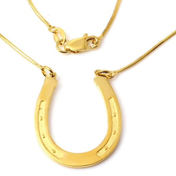 Horseshoe Necklace Etsy