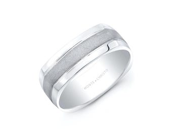 Square Wedding Band. 7mm
