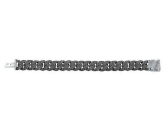 Panther Black Diamond Bracelet | 14k White Gold