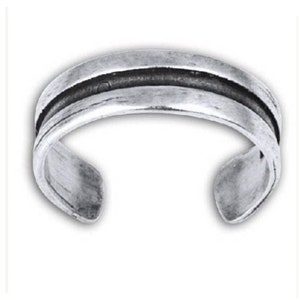 Original Unisex Line Toe Ring , Classic Silver Toe Ring, Classic Adjustable Toe Ring Sterling Silver, Unisex Line Toe Ring