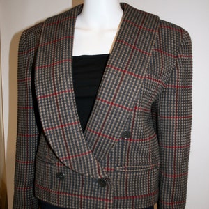 Giorgio Armani Tweed Jacket - Etsy
