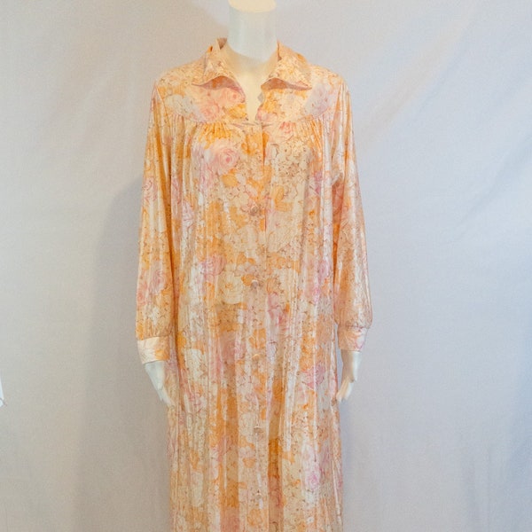 Vintage 1960s Sears Robester Day Robe, Bath Robe
