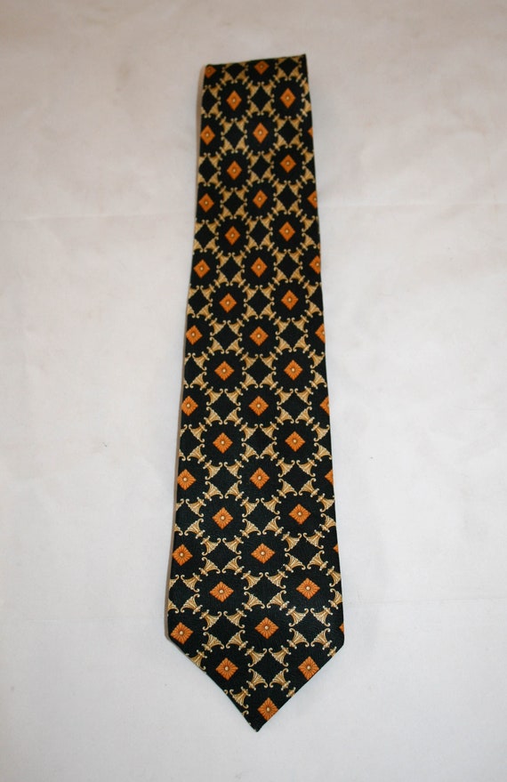 Vintage 1980s/90s Silk Necktie by Richel Royal - image 1