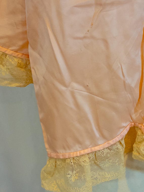 Vintage 50s cyan bed jacket