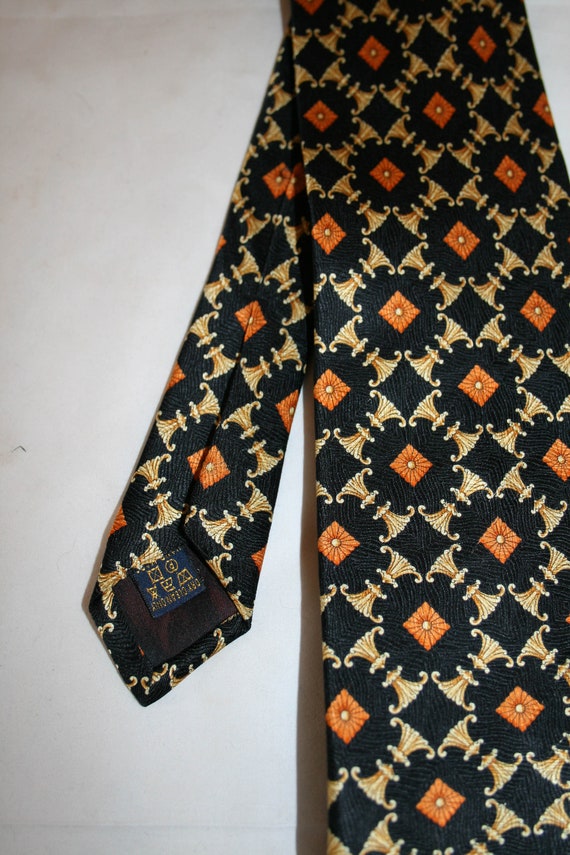 Vintage 1980s/90s Silk Necktie by Richel Royal - image 3