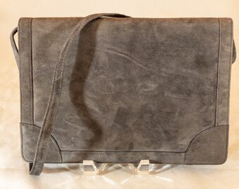 Vintage Suede Envelope Handbag Saks Fifth Avenue