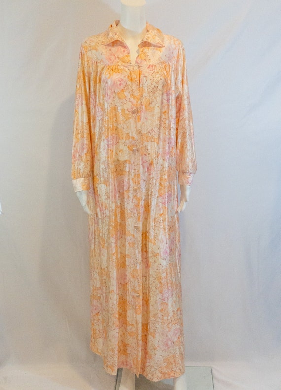 Vintage 1960s Sears Robester Day Robe, Bath Robe - image 1