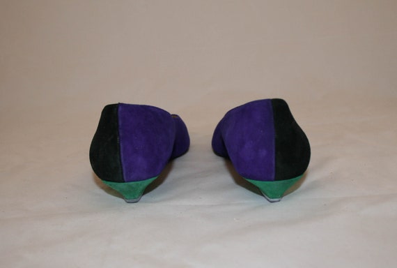 Vintage ENZO Angiolini Mardi Gras Patterned Low P… - image 3