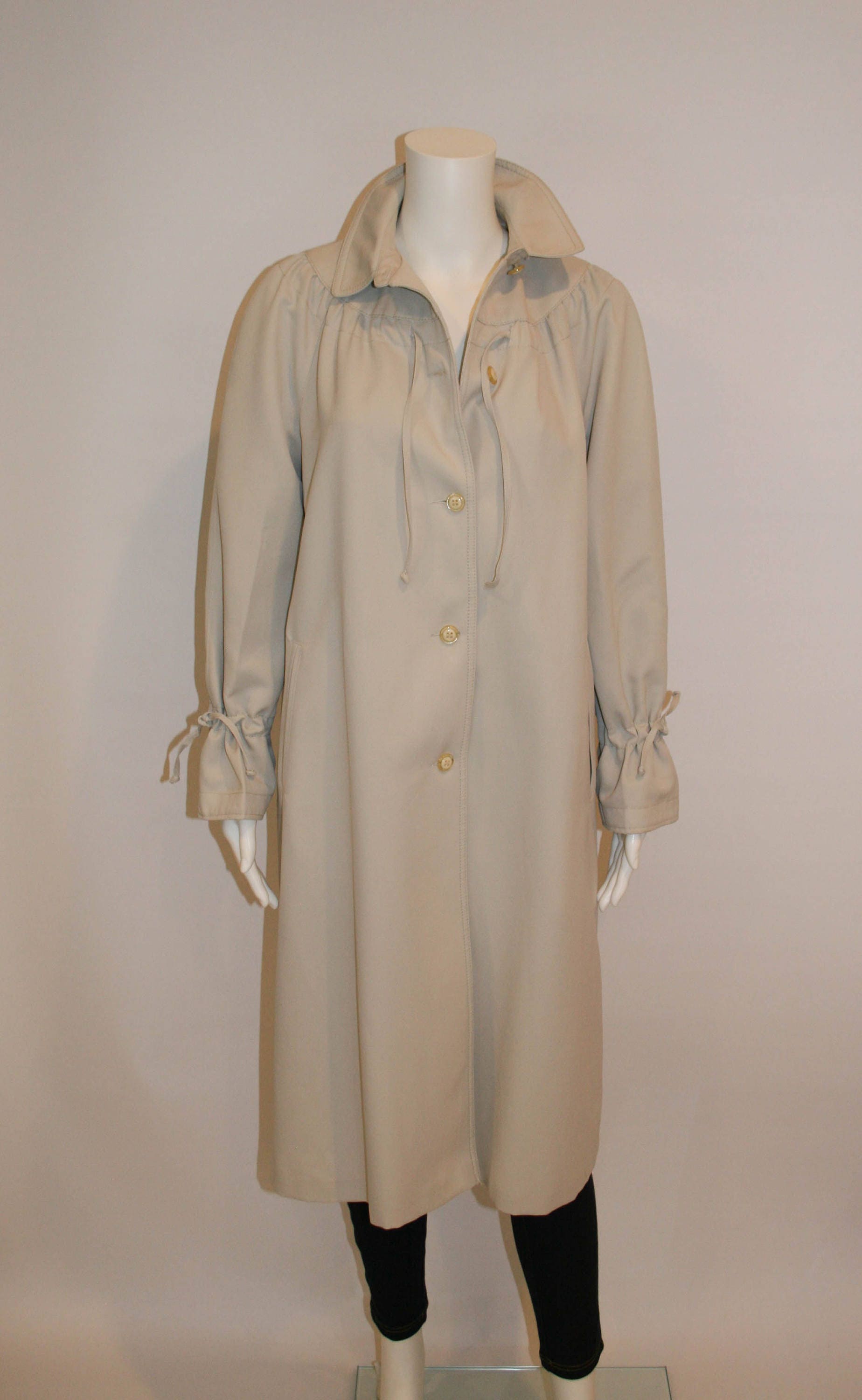 Future Present - YOKE | Nylon Covered Trench Coat