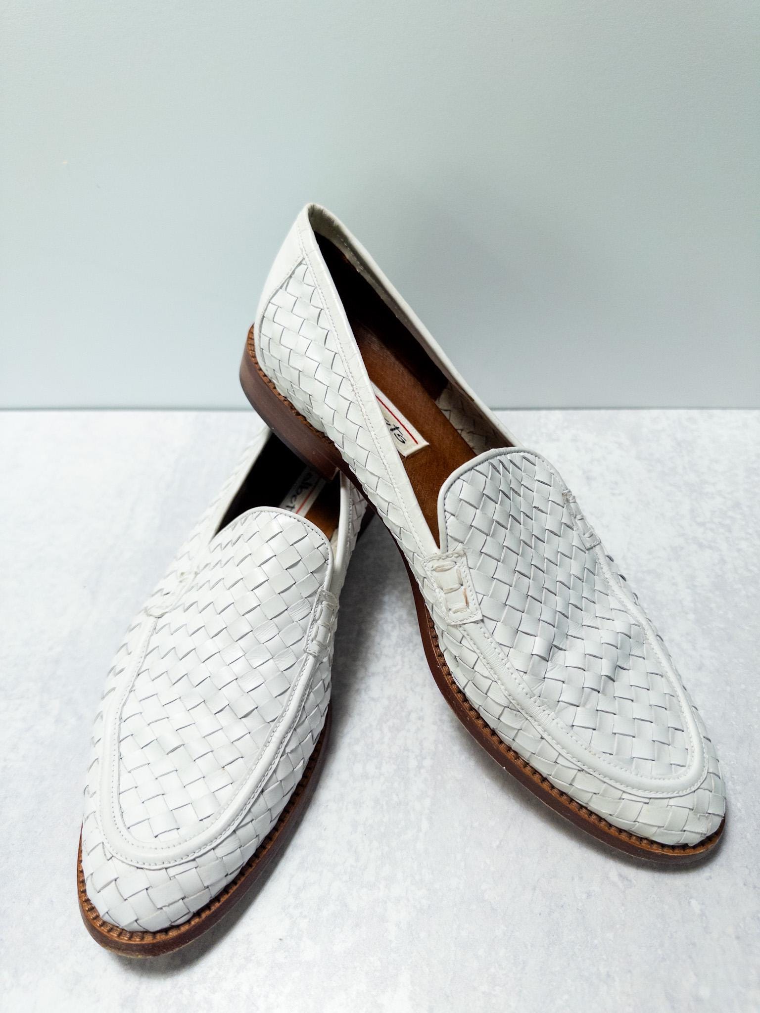 90s Woven Shoes - Etsy