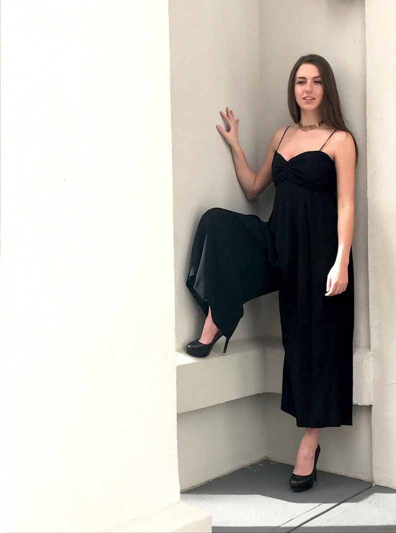 the iconic black jumpsuit