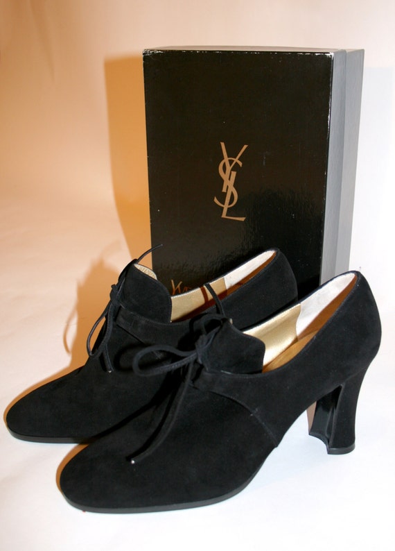 Vintage Yves Saint Laurent Suede Shoes 
