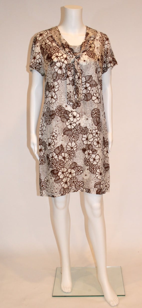 1960s Vintage Floral Dress, Vintage Dresses, 1960s