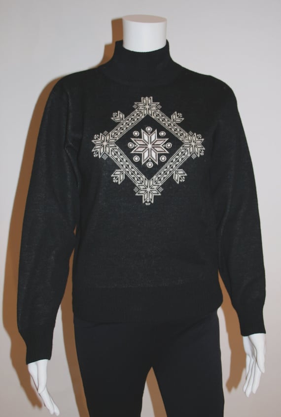 Vintage 1970s Sun Valley Sweater, Vintage Ski Swe… - image 1