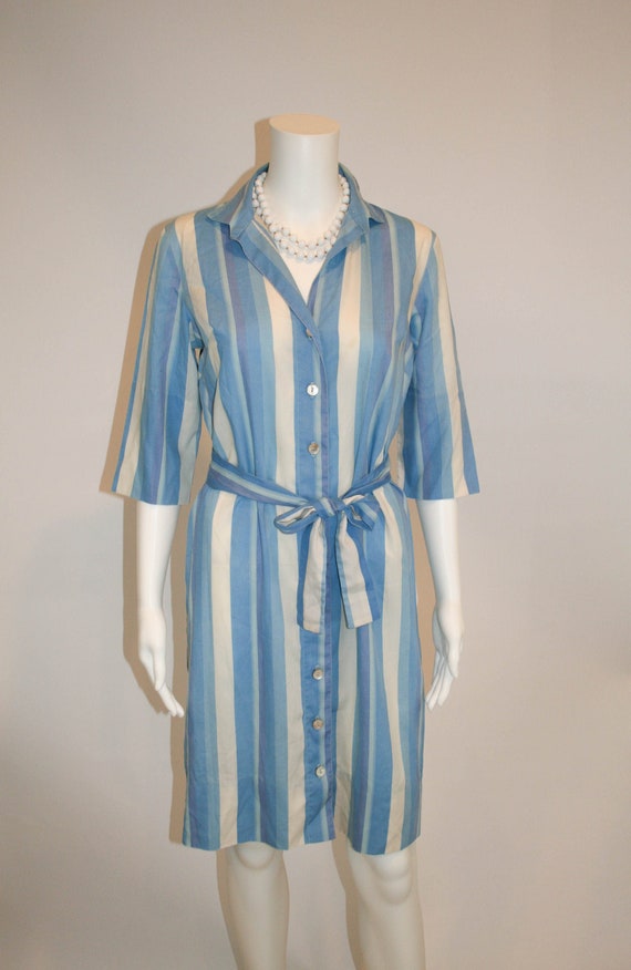 Vintage Striped Shirtdress by John of California